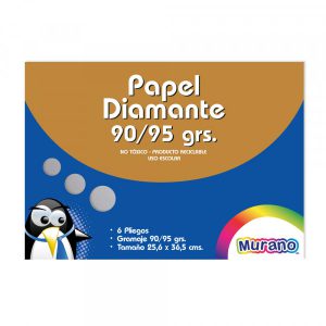 Papel Diamante 90/95 grs. 6 pliegos Murano – Librería Javiera